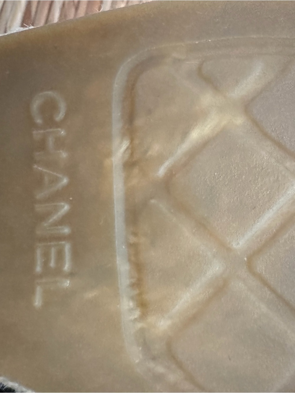 CHANEL Black Tweed Flats with Silver Cap-Toe & CC Logo - Picture 2 of 6